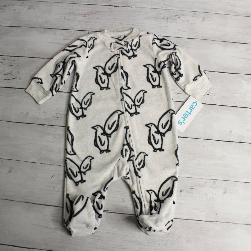 Carter's Baby Boy's Fleece Pajama Sleeper Size 6 Months